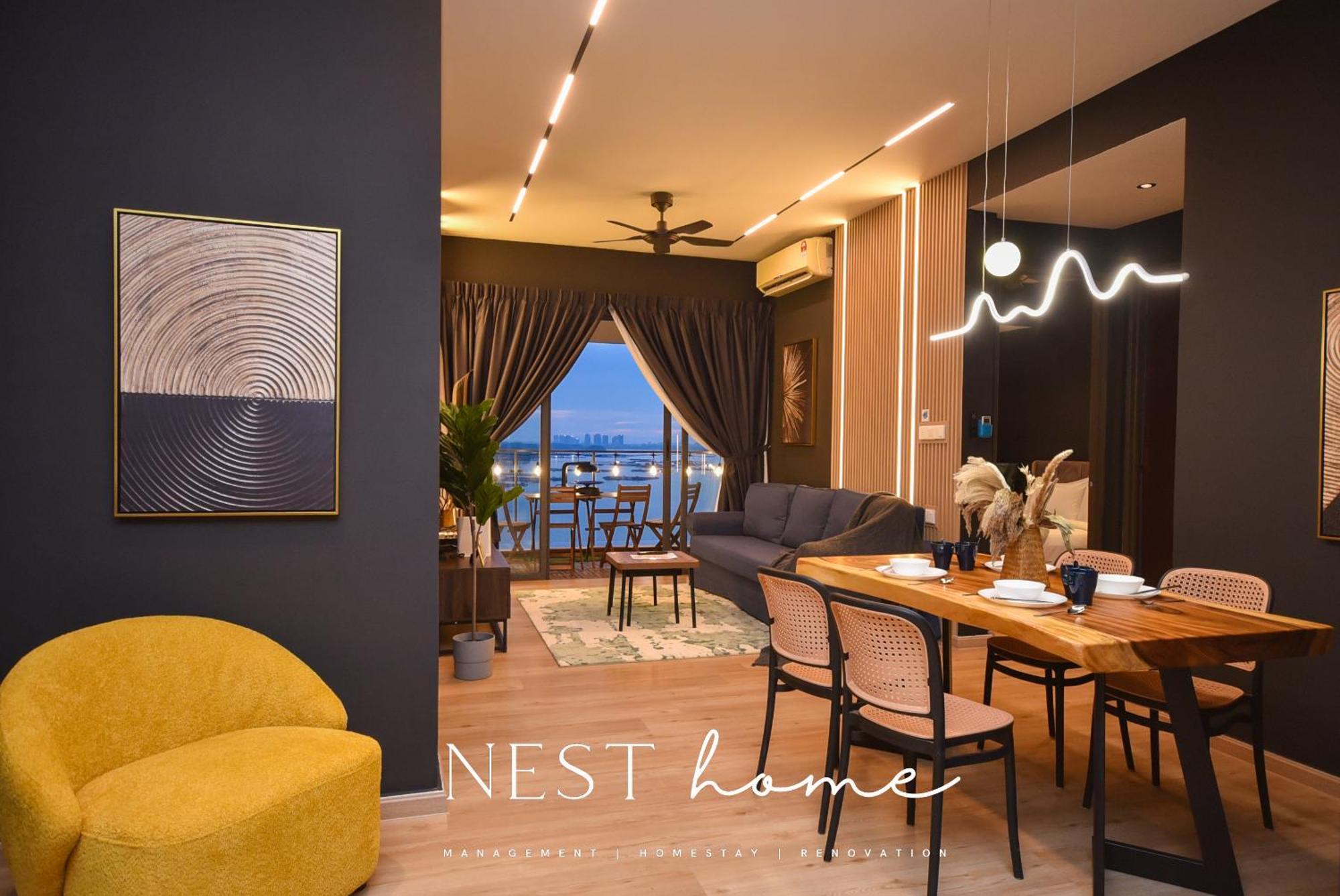 Country Garden Seaview Suite By Nest Home At Danga Bay Johor Bahru Exteriör bild